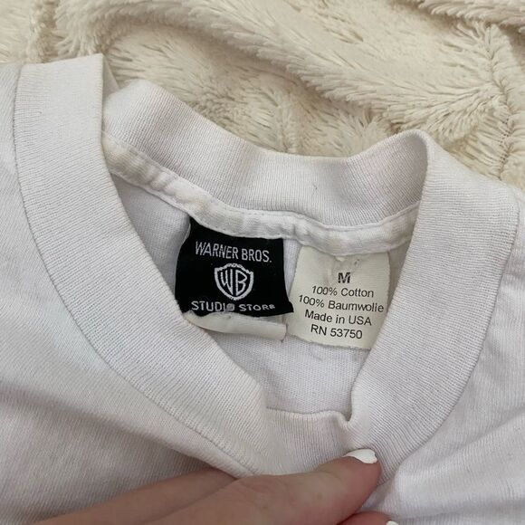 Vintage Looney Tunes single stitch graphic tee Hare-Way to the Stars - Picture 6 of 7